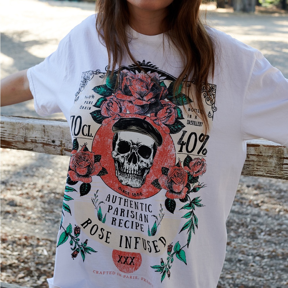 Urban Outfitters skull graphic oversized tshirt dress